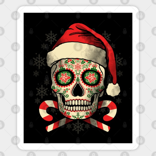 Calavera Christmas ugly sweater Sticker by NemiMakeit